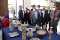 The esteemed governor of Fars province visited the World Handicrafts Day workshop